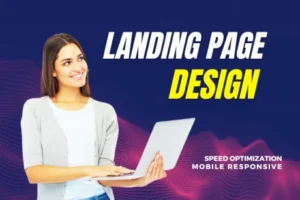 Landing page design